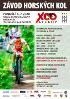 Tradiční a oblíbený závod XCO Beckov se chystá na pondělí 6.7.2020!